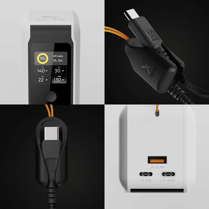 Xtorm GRS NextGen Power Bank 140W 27.000mAh USB-C/C/A Vit - 9510365