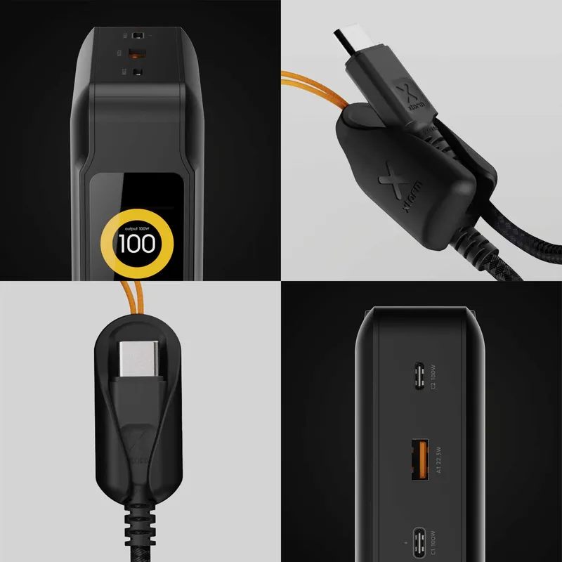 Xtorm GRS NextGen Power Bank 100W 60.000mAh USB-C/C/A Svart - 9510369