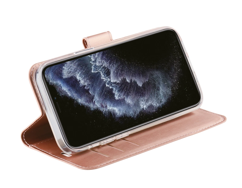 Vivanco Classic Plånboksfodral iPhone 12 mini Rosa - 2862158