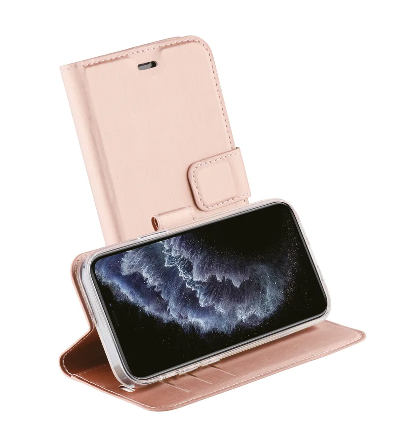 Vivanco Classic Plånboksfodral iPhone 12 mini Rosa - 2862158