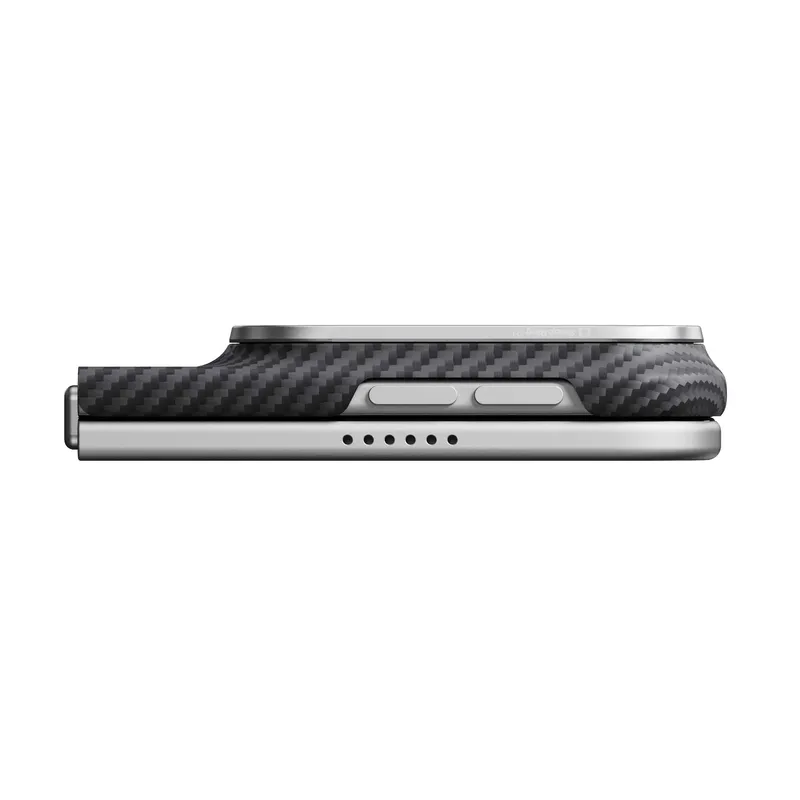 Pitaka Edge MagSafe Bak+Gångjärn Fodral Apple iPhone Duo Svart/Grå - 5436940