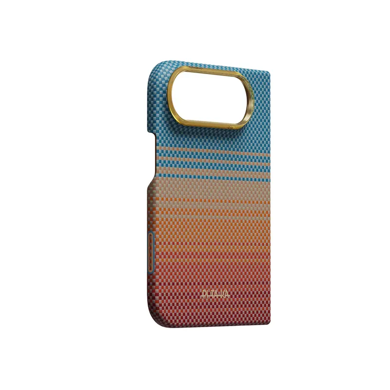 Pitaka Edge MagSafe Bak+Gångjärn Fodral Apple iPhone Duo Sunset 2.0 - 5436941