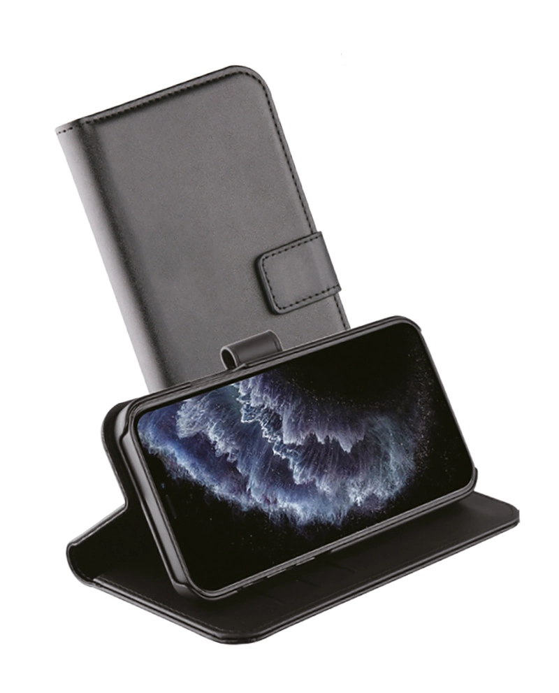 Vivanco Classic Plånboksfodral iPhone 12/12 Pro Svart - 2862160