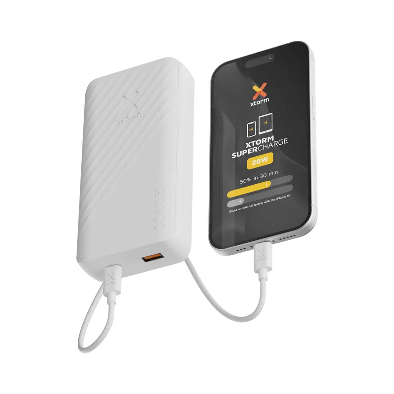 Xtorm Power Bank 20.000mAh 20W USB-C & USB-A Ice - 9510319