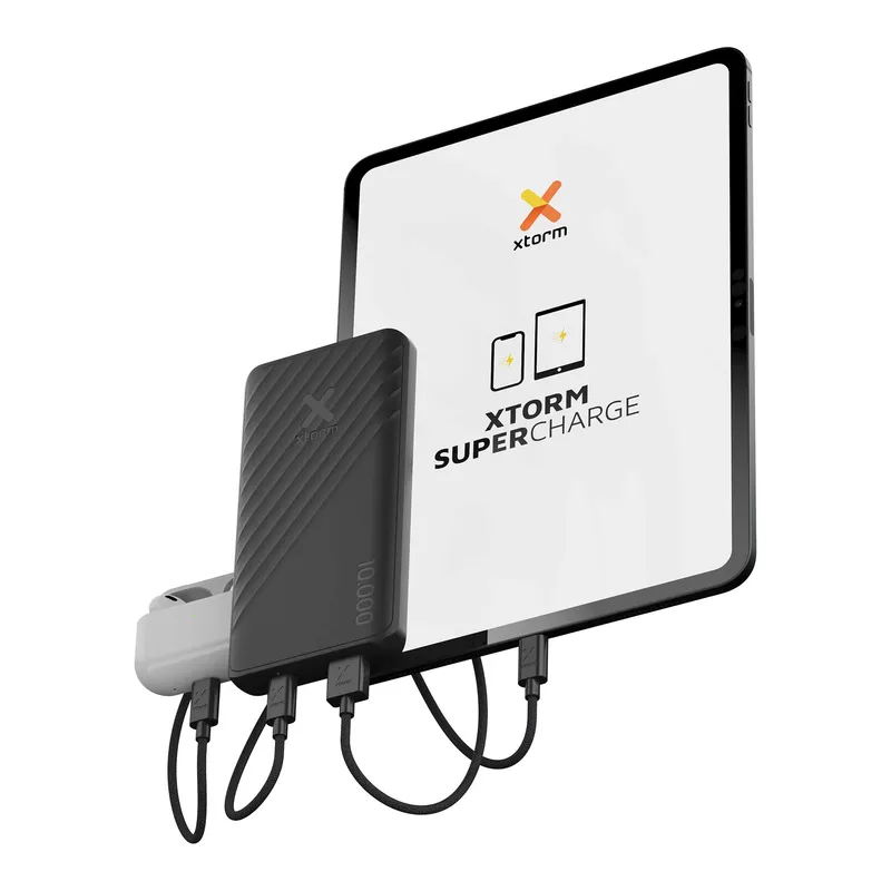 Xtorm Power Bank 10.000mAh 20W USB-C & USB-A Svart - 9510314
