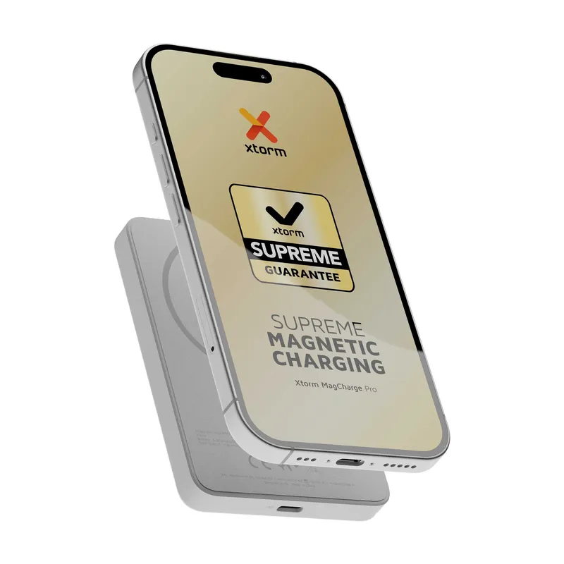 Xtorm Magnetisk Trådlös 15W Power Bank USB-C 5.000mAh Ice - 9510325