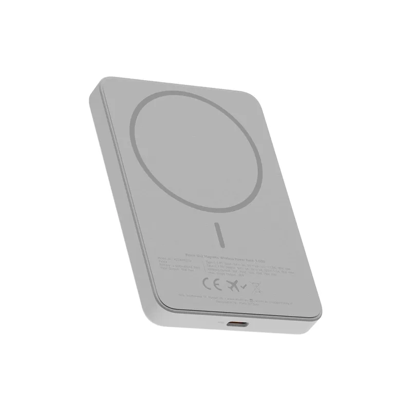 Xtorm Magnetisk Trådlös 15W Power Bank USB-C 5.000mAh Ice - 9510325