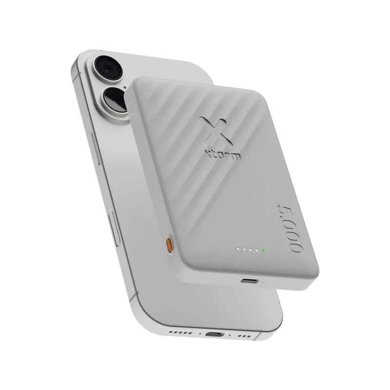 Xtorm Magnetisk Trådlös 15W Power Bank USB-C 5.000mAh Ice - 9510325