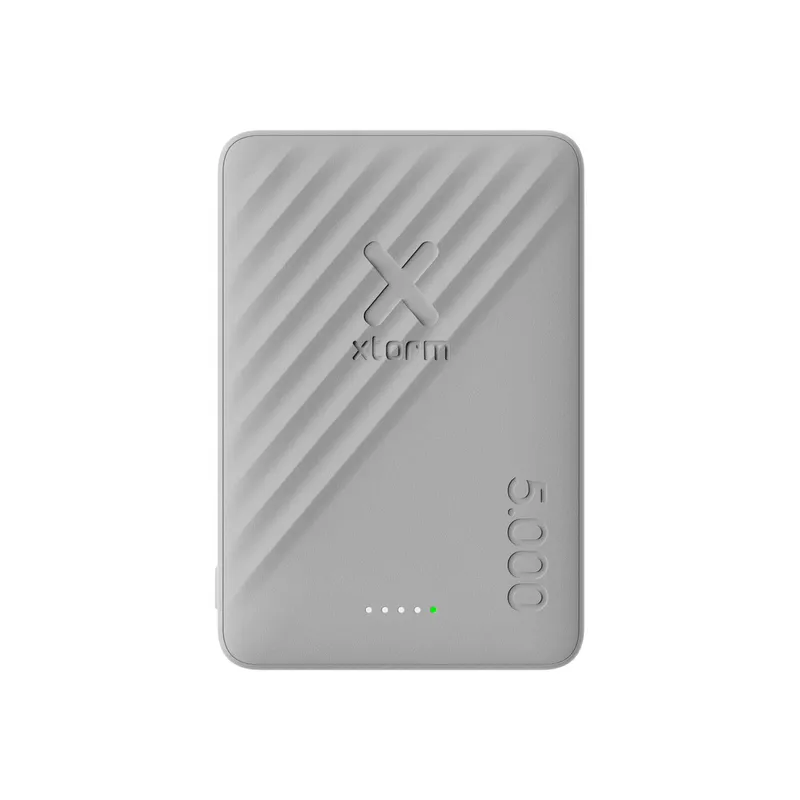 Xtorm Magnetisk Trådlös 15W Power Bank USB-C 5.000mAh Ice - 9510325