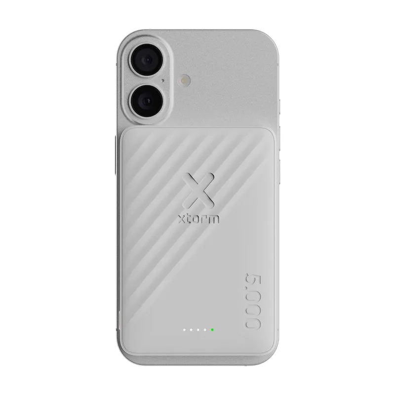 Xtorm Magnetisk Trådlös 15W Power Bank USB-C 5.000mAh Ice - 9510325
