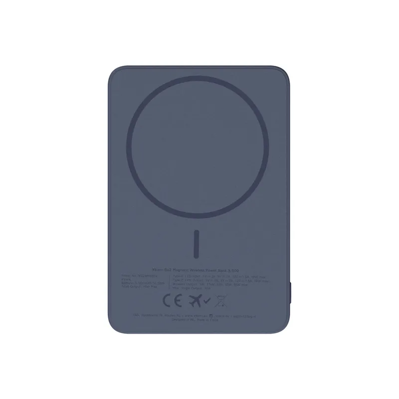 Xtorm Magnetisk Trådlös 15W Power Bank USB-C 5.000mAh Blå - 9510327