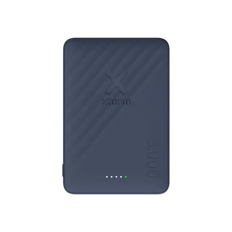 Xtorm Magnetisk Trådlös 15W Power Bank USB-C 5.000mAh Blå - 9510327