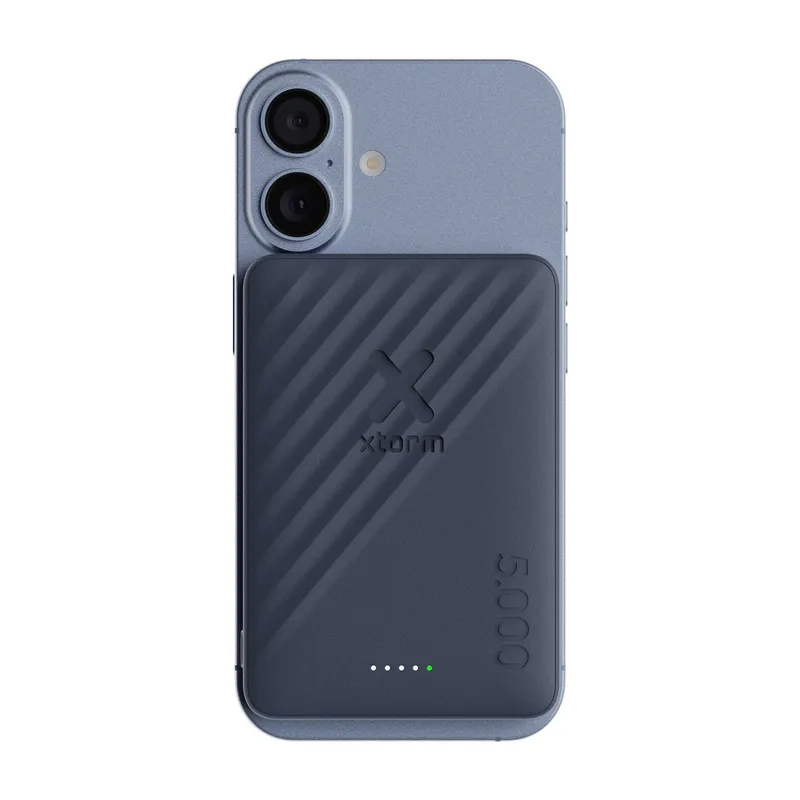 Xtorm Magnetisk Trådlös 15W Power Bank USB-C 5.000mAh Blå - 9510327