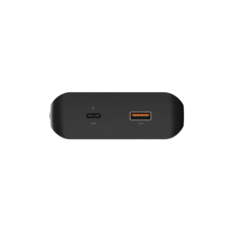 Xtorm Solcell Powerbank USB-A/C 10.000mAh/20W med ficklampa Svart - 9510355
