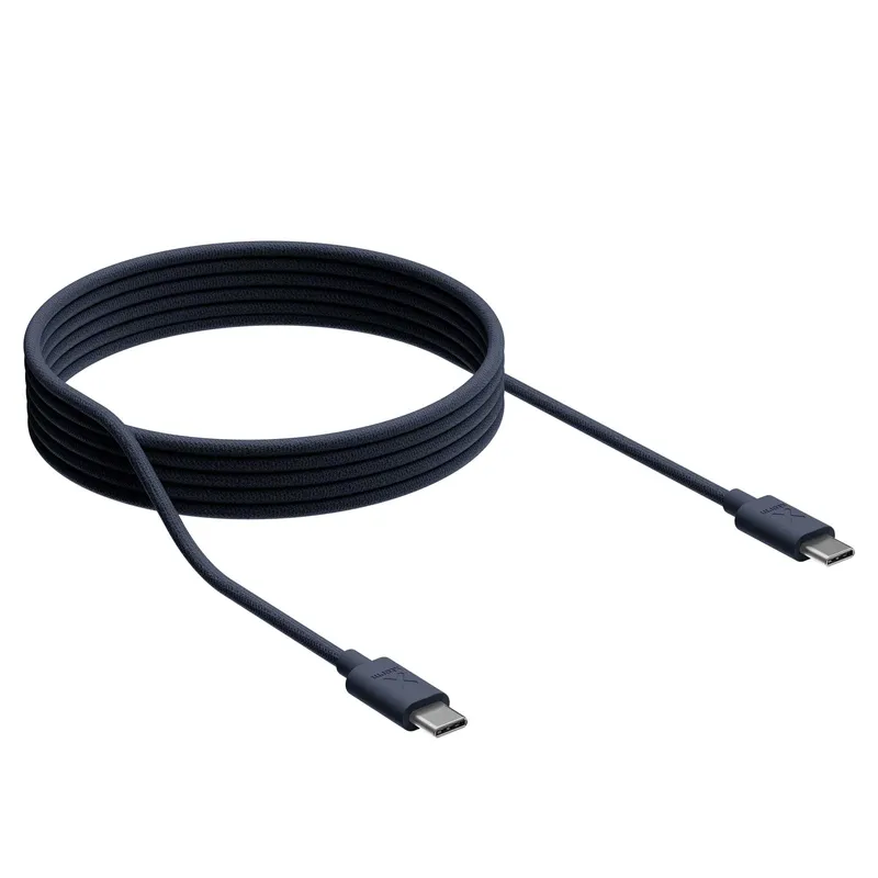 Xtorm Go2 GRS USB-C/C PD kabel 100W 1m Blå - 9510345