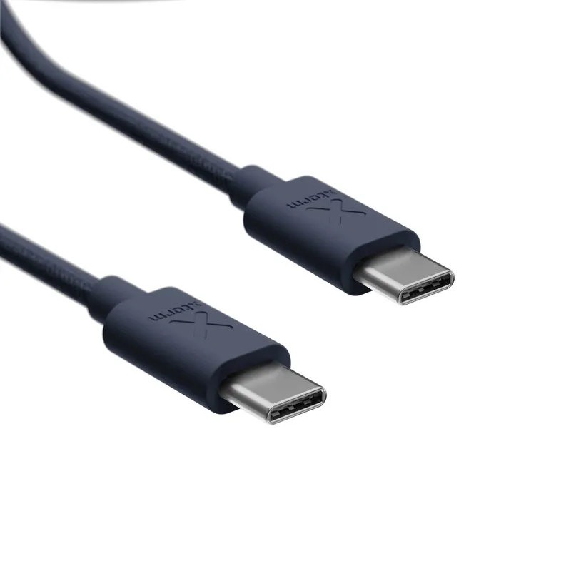 Xtorm Go2 GRS USB-C/C PD kabel 100W 1m Blå - 9510345