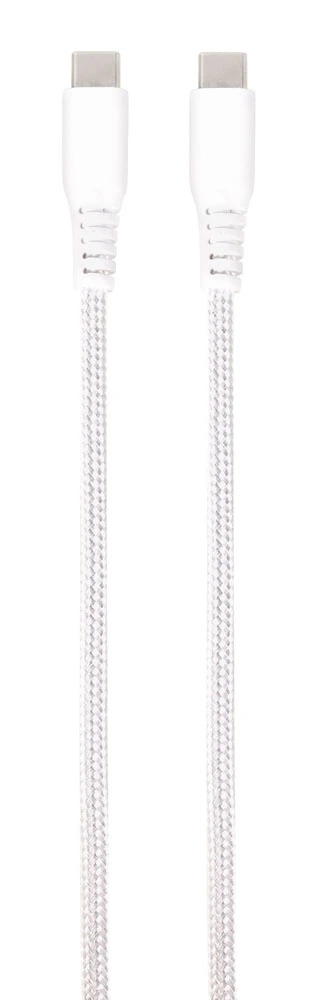 Vivanco Longlife USB-C/USB-C 2.0 kabel 0.5m Vit - 2862397
