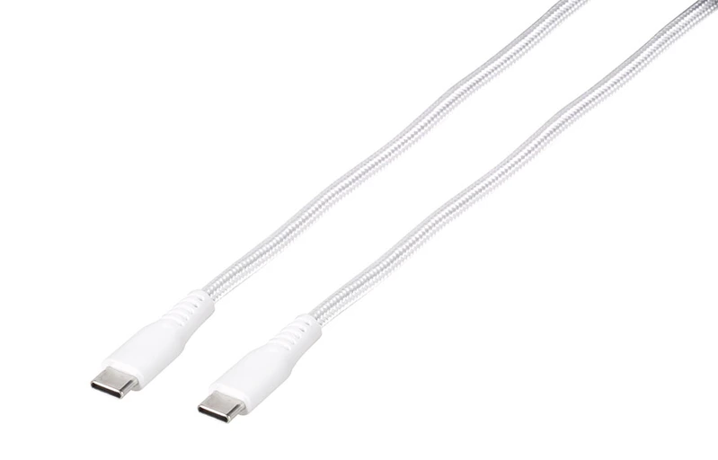 Vivanco Longlife USB-C/C 2.0 kabel 1.5m Vit - 2862398