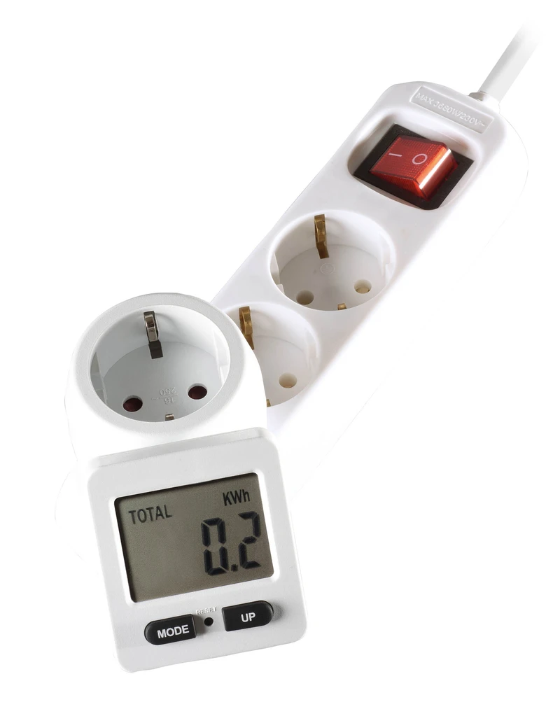 Vivanco Digital energiförbrukningsmätare Schuko 3680W - 2862654