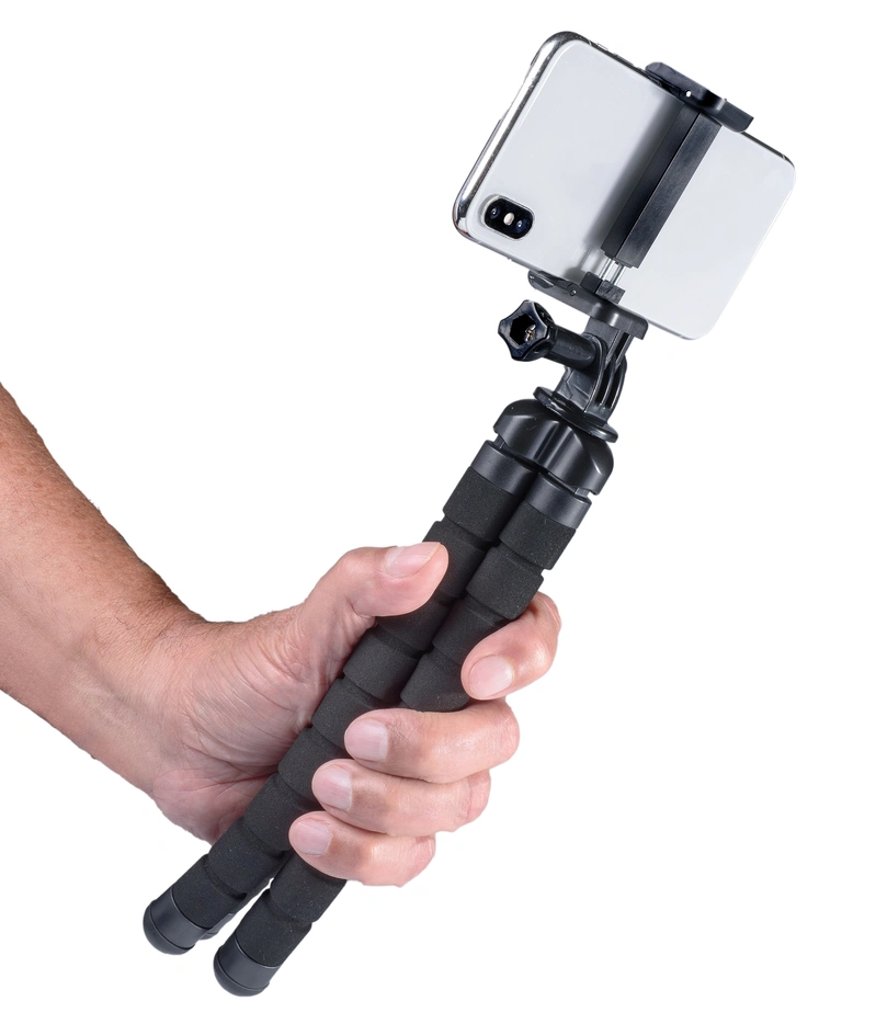 Vivanco Tripod stativ för Smartphone/GoPro/Actioncam 55-80mm - 2862780