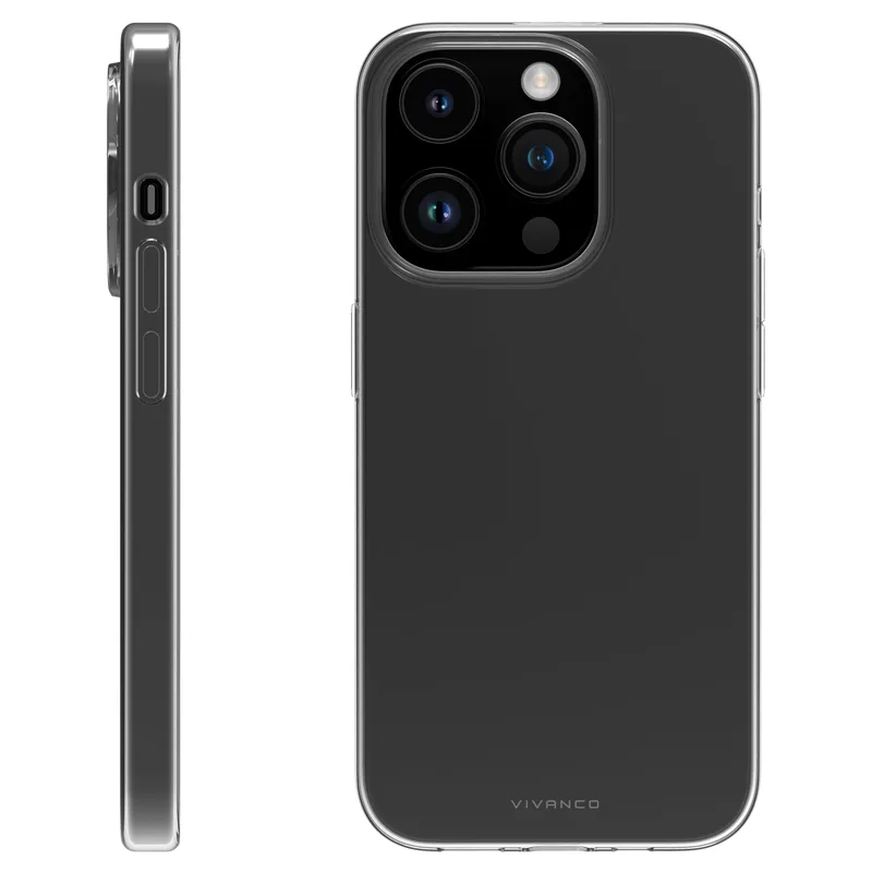 Vivanco Slim TPU skal iPhone 15 Pro Transparent - 2863903