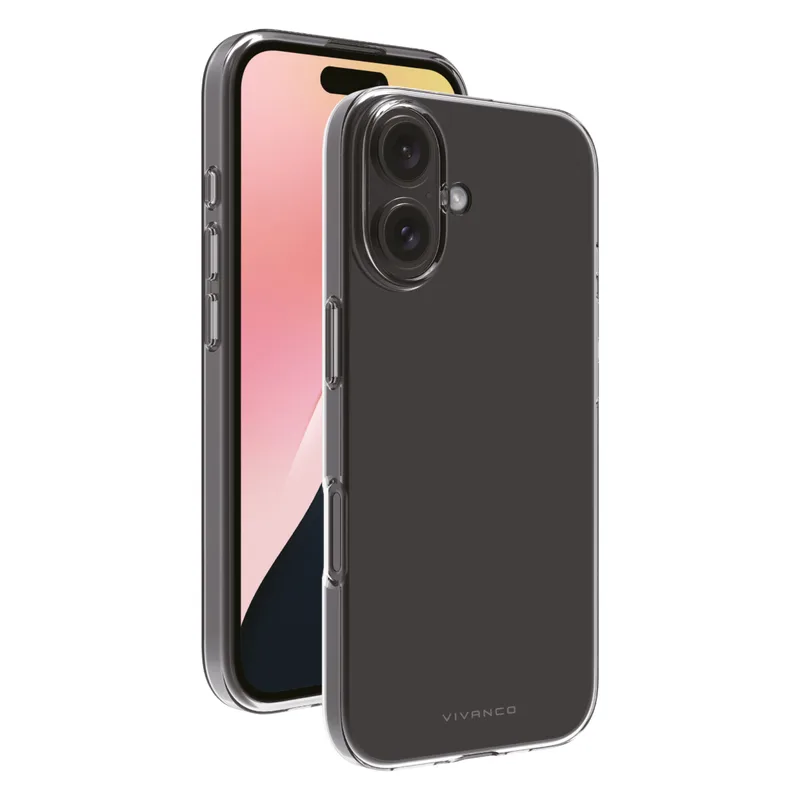 Vivanco Slim TPU skal iPhone 16 Plus Transparent - 2864238