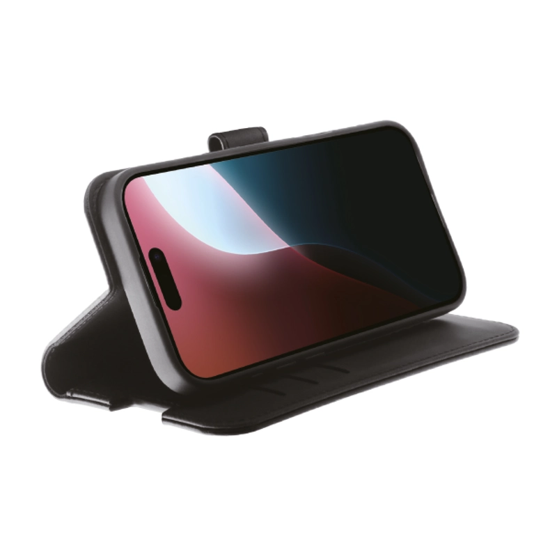 Vivanco Classic Plånboksfodral iPhone 16 Pro Svart - 2864257