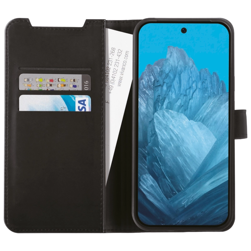 Vivanco Classic Plånboksfodral Google Pixel 9/9 Pro Svart - 2864312