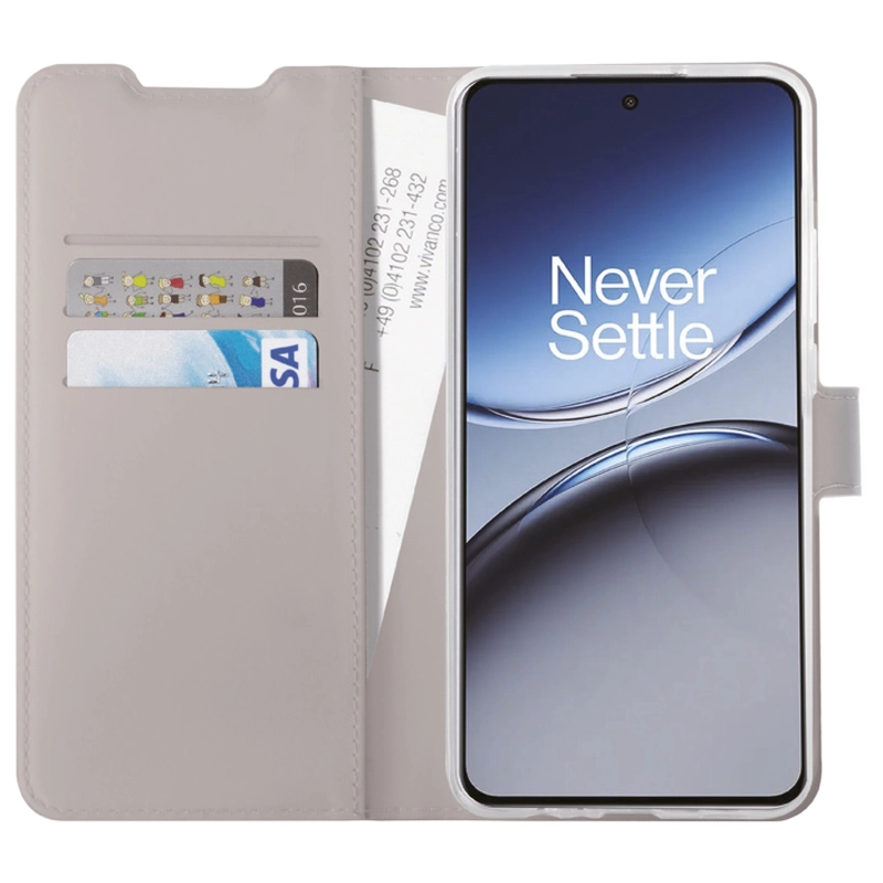 Vivanco Classic Plånboksfodral OnePlus Nord 4 5G Taupe - 2864320