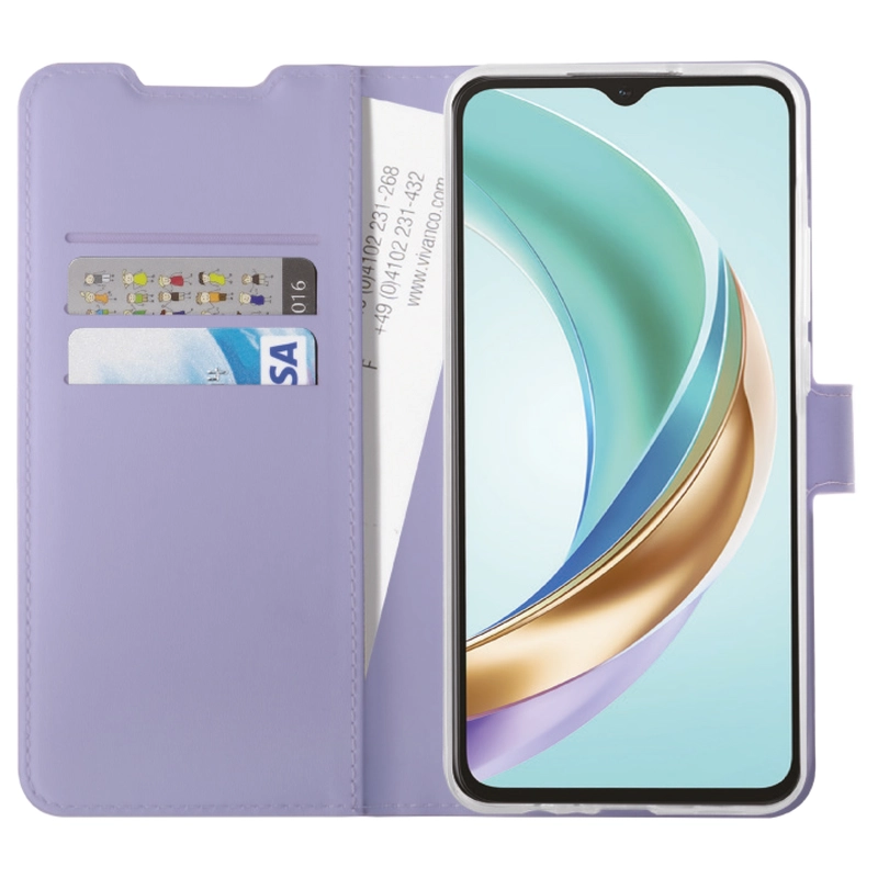 Vivanco Classic Plånboksfodral Honor X6b Lavendel - 2864324
