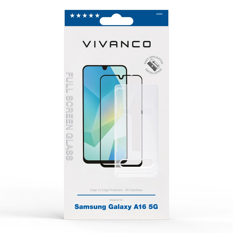 Vivanco Full Screen Skyddsglas 9H Galaxy A16 5G - 2864354