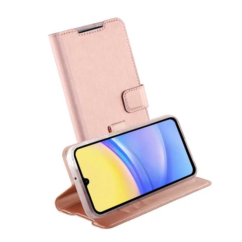Vivanco Classic Plånboksfodral Galaxy A16 5G Rosa Guld - 2864360