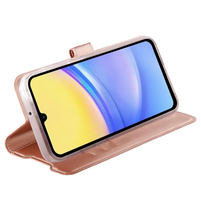 Vivanco Classic Plånboksfodral Galaxy A16 5G Rosa Guld - 2864360