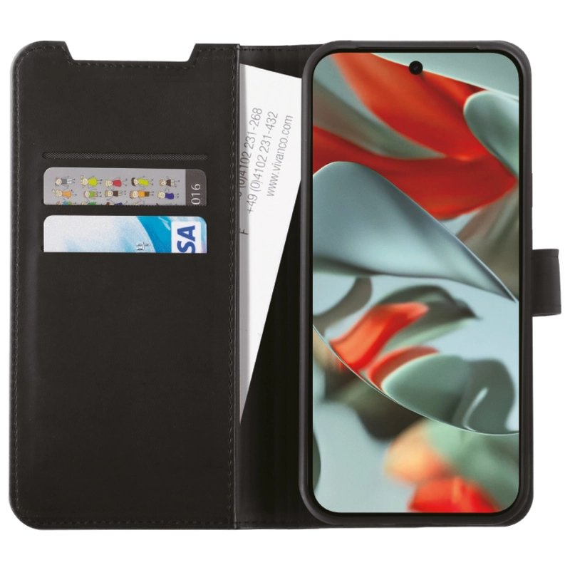 Vivanco Classic Plånboksfodral Google Pixel 9a Svart - 2864453