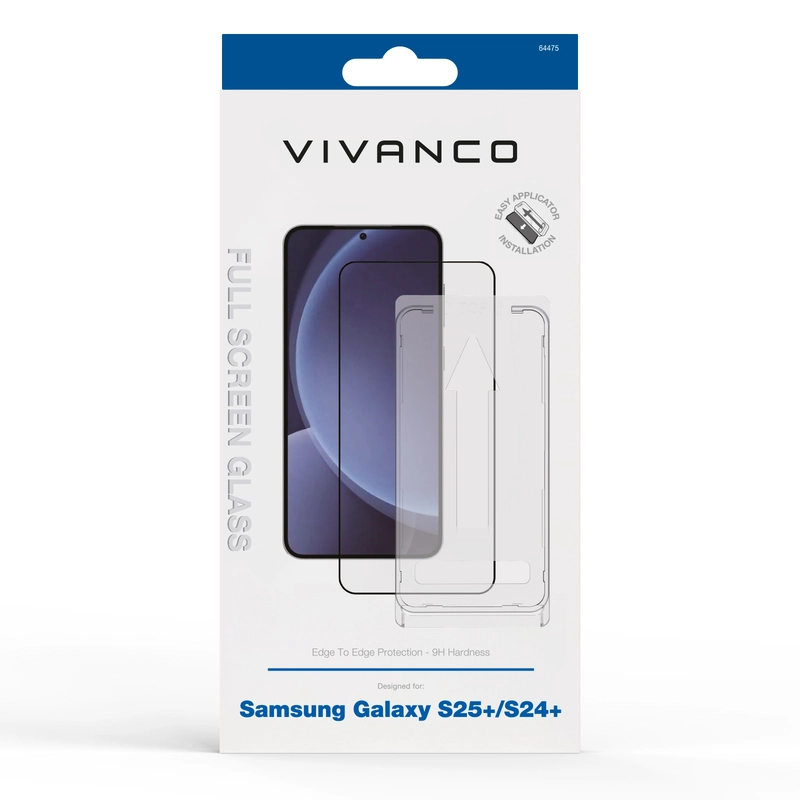 Vivanco Full Screen Skyddsglas 9H Samsung Galaxy S25+/S24+ - 2864475