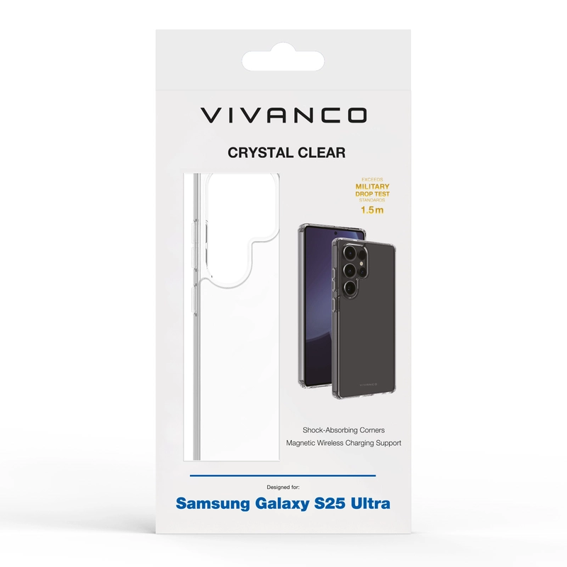 Vivanco Crystal Clear skal Samsung Galaxy S25 Ultra Transparent - 2864503