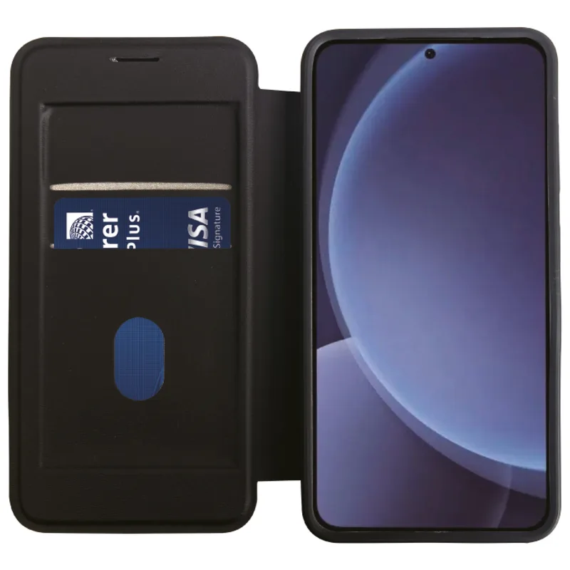 Vivanco Mag Wallet Plånboksfodral Samsung Galaxy S25+ Svart - 2864506
