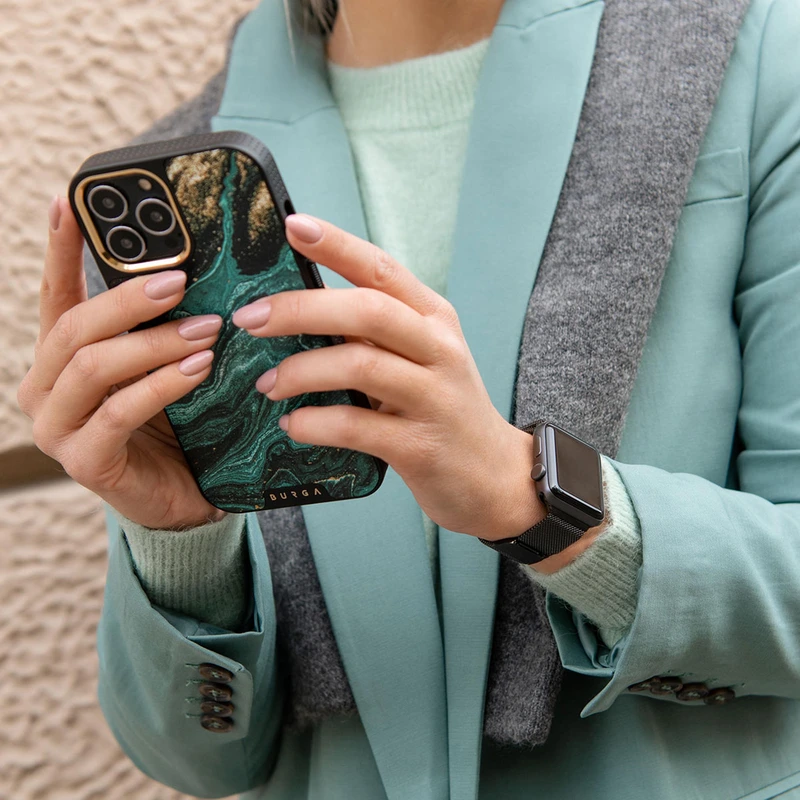 Burga Metal Mesh Black - Apple Watch 42/44/45/46/49mm Metallarmband - 2178229