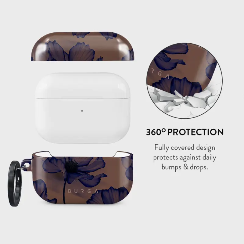 Burga Velvet Night - Apple AirPods Pro 2 Skyddsfodral - 2884963