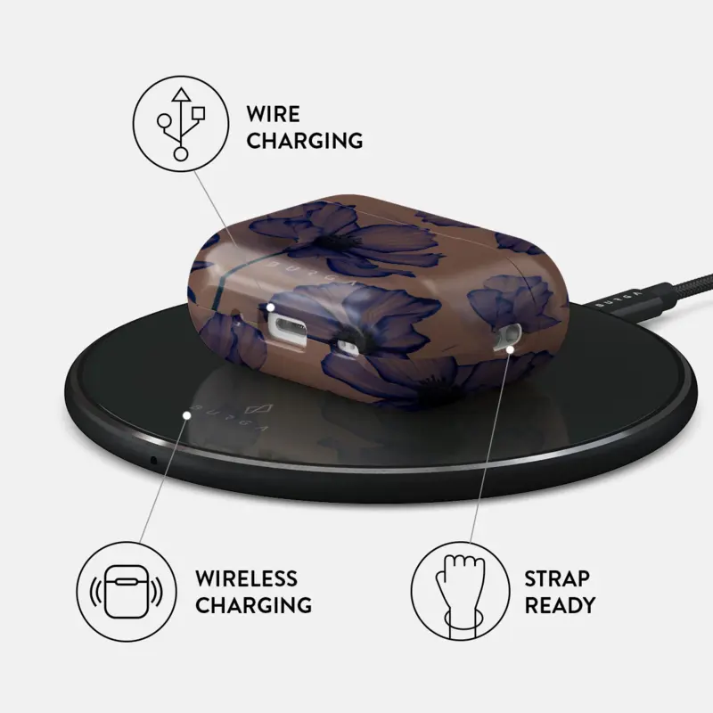 Burga Velvet Night - Apple AirPods Pro 2 Skyddsfodral - 2884963