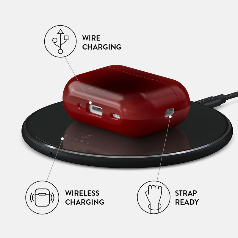 Burga No Talking - Apple AirPods Pro 2 Skyddsfodral - 2884981