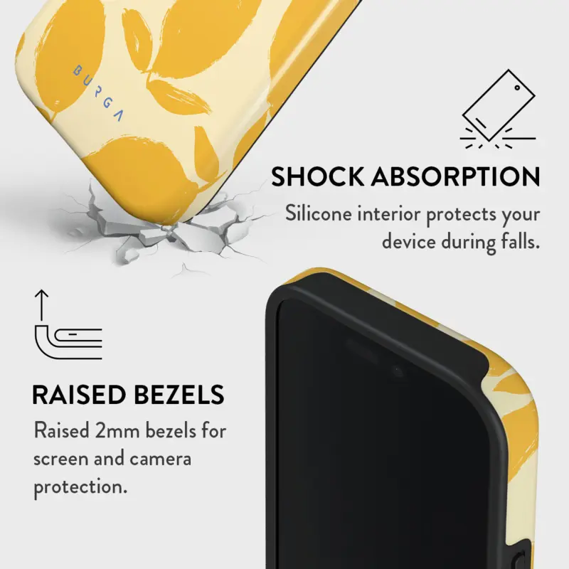 Burga Lemon Tart - Apple iPhone 15 Pro Max Tough MagSafe Skyddsskal - 2919656
