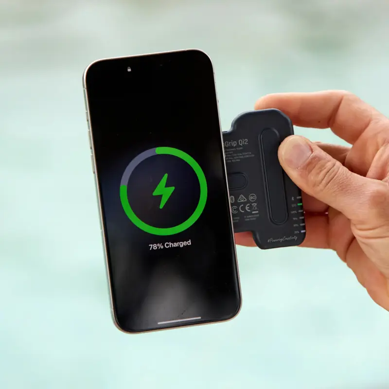 Shiftcam SnapGrip Pro Qi2 med batteri MagSafe-kompatibel Svart - 2933463