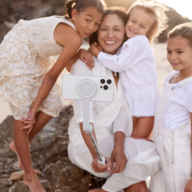 Shiftcam SnapStand Selfie MagSafe-kompatibel 78cm hopfällbar Greige - 2935195