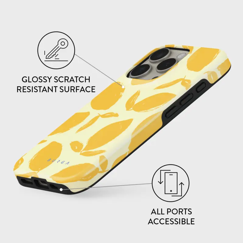 Burga Lemon Tart - Apple iPhone 16 Tough MagSafe Skyddsskal - 2935605