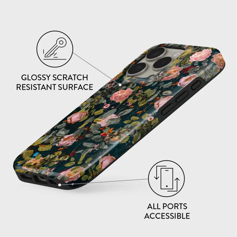 Burga Bloomy Garden - Apple iPhone 16 Tough Skyddsskal - 2936996