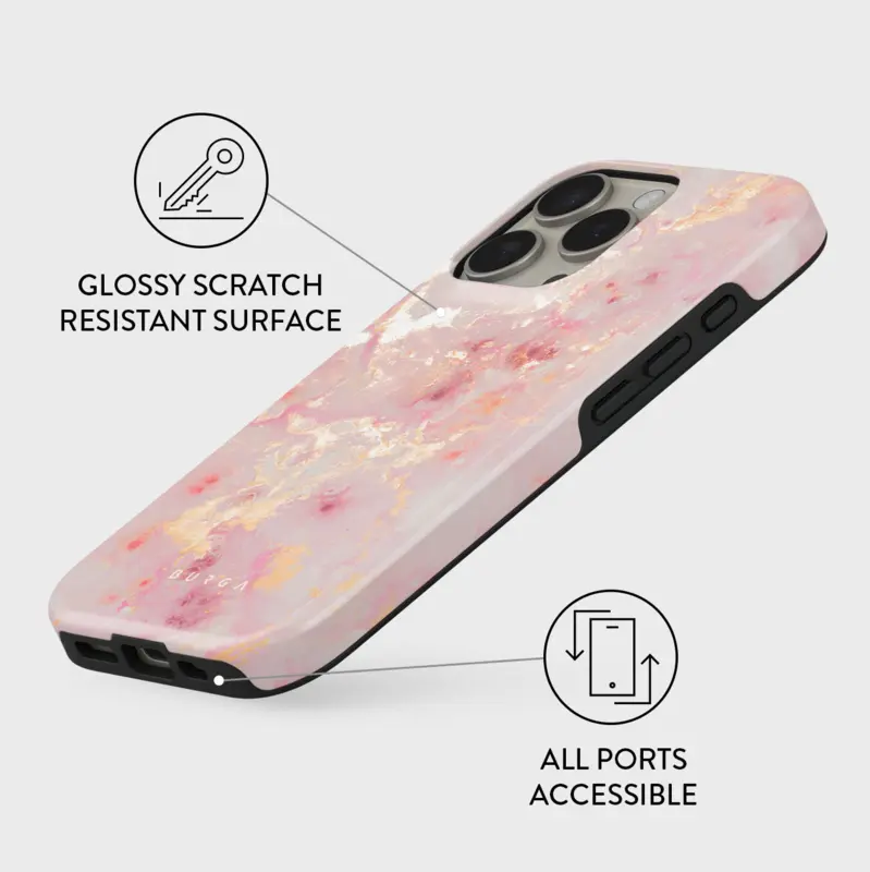 Burga Golden Coral - Apple iPhone 16 Tough MagSafe Skyddsskal - 2937645