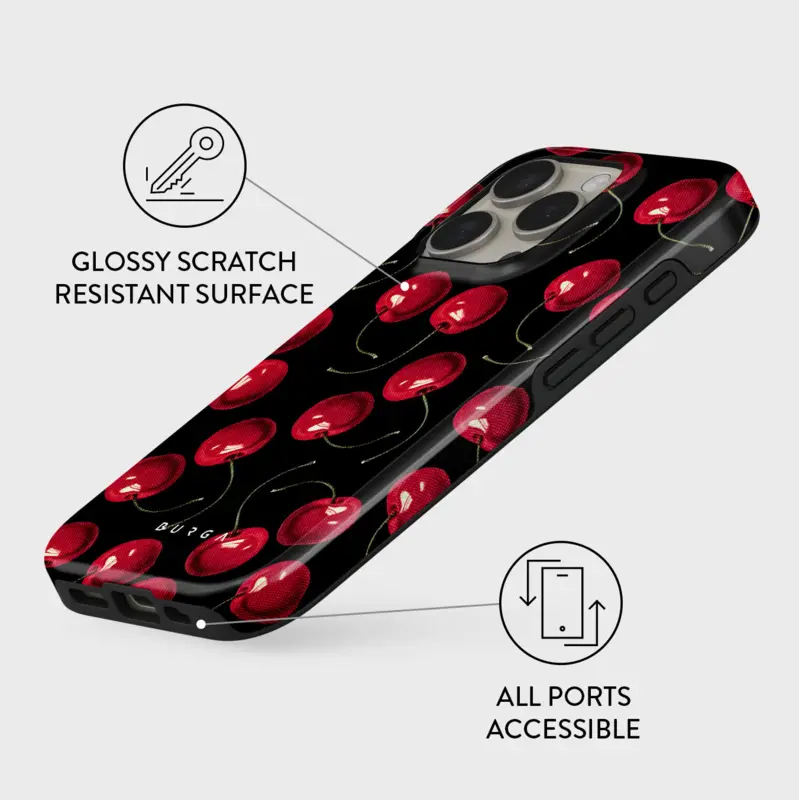 Burga Cherrybomb - Apple iPhone 16 Tough Skyddsskal - 2938508