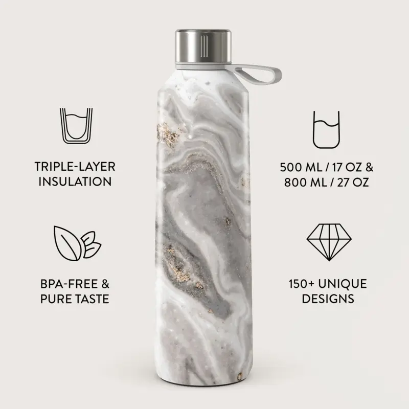 Burga Snowstorm - Vatten-/Termosflaska 800ml - 2948650