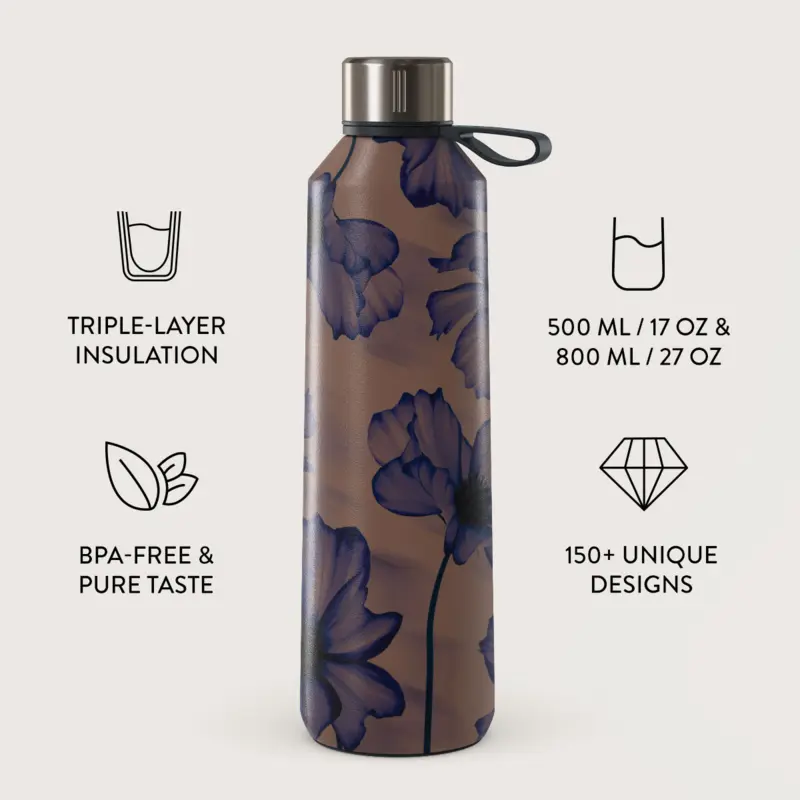 Burga Velvet Night - Vatten-/Termosflaska 800ml - 2948690